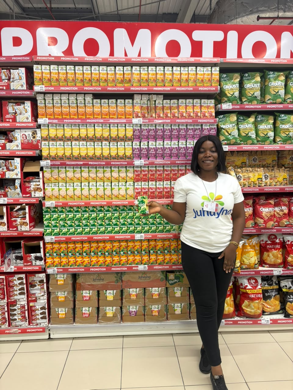 Promotion Juhayna en magasin